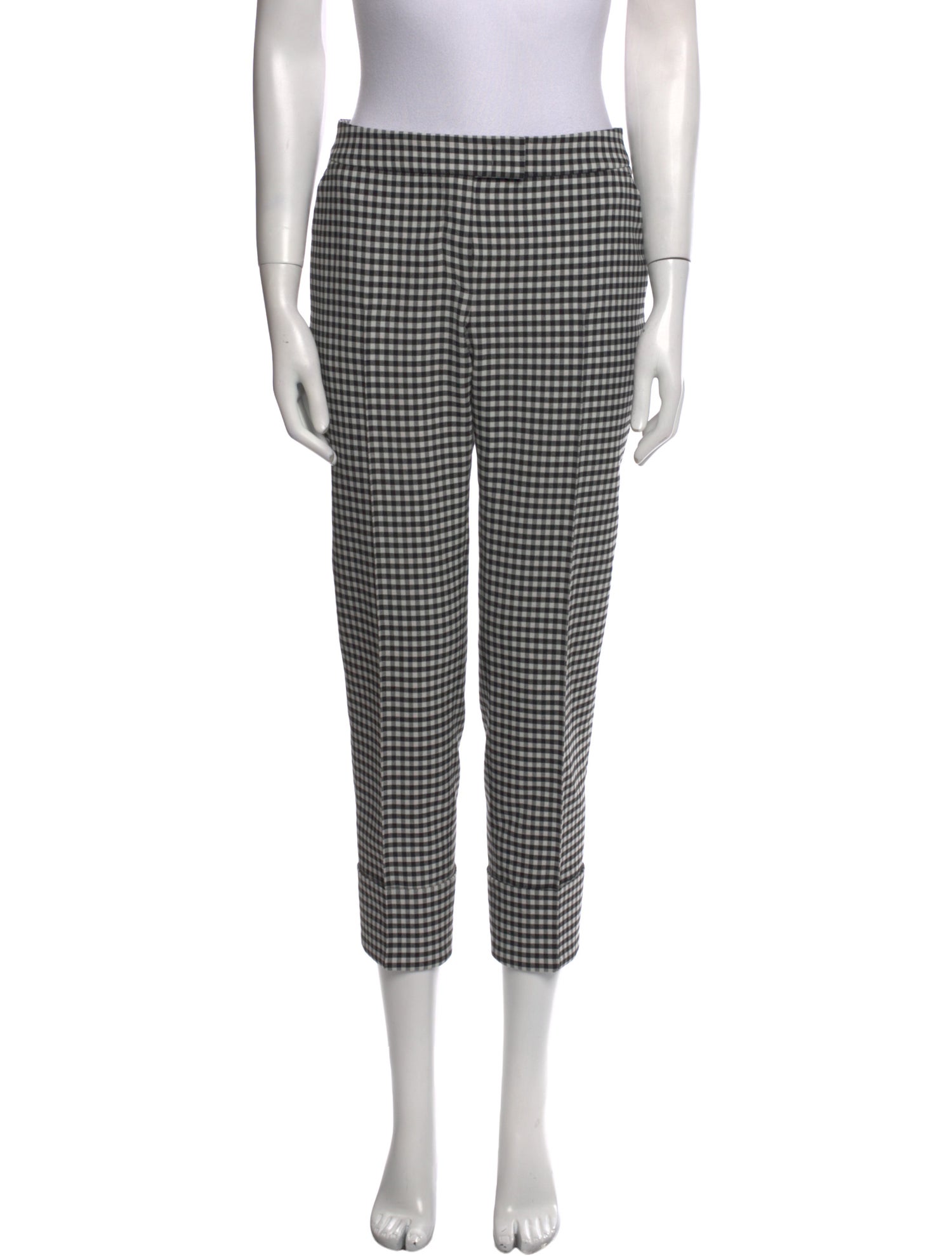 Akris Punto Striped Straight Leg Pants